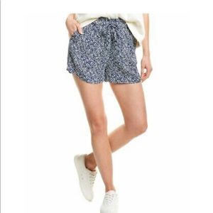 Madewell tie front pull on shorts